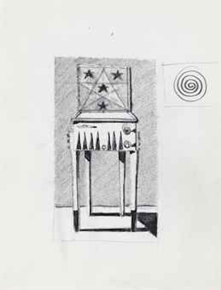 Untitled (Pinball Machine) by Wayne Thiebaud