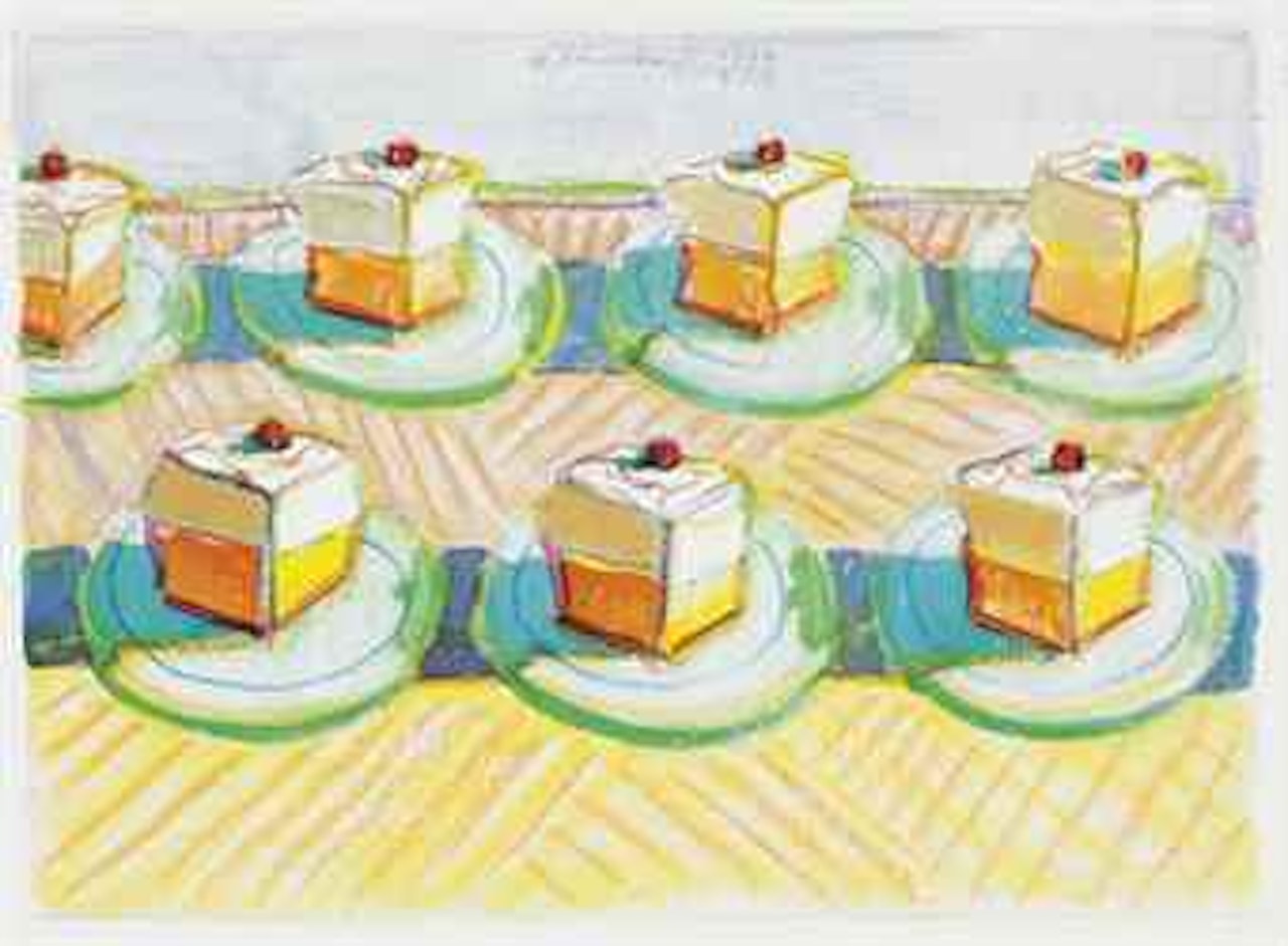 Lemon Meringue Pie Slices
 by Wayne Thiebaud