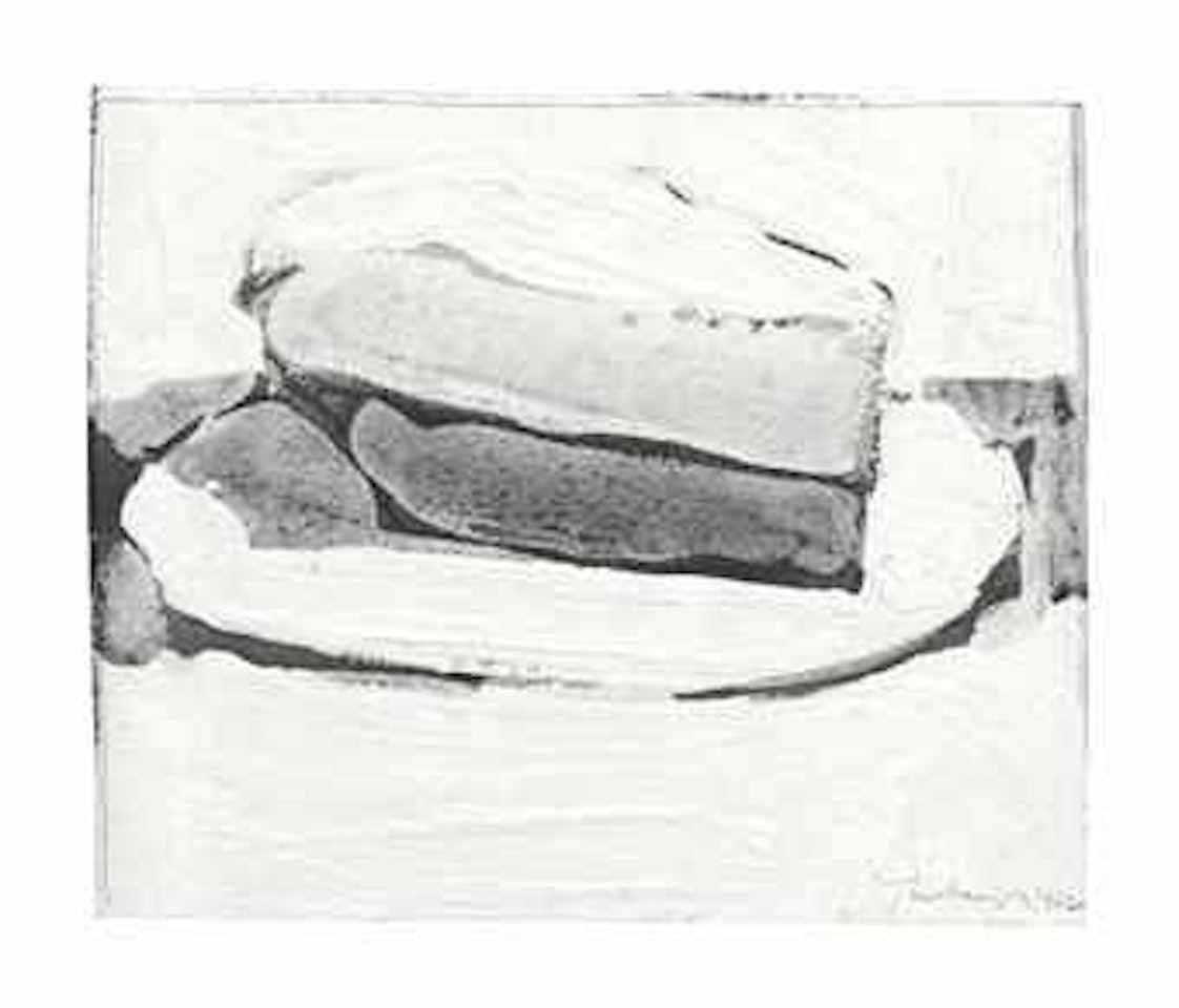 Untitled (Pie Slice) by Wayne Thiebaud