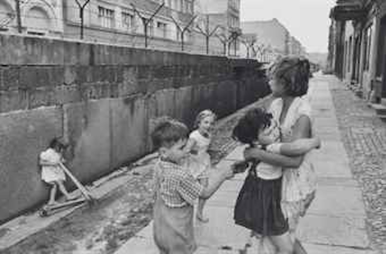 West Berlin, the Berlin Wall, 1962 by Henri Cartier-Bresson