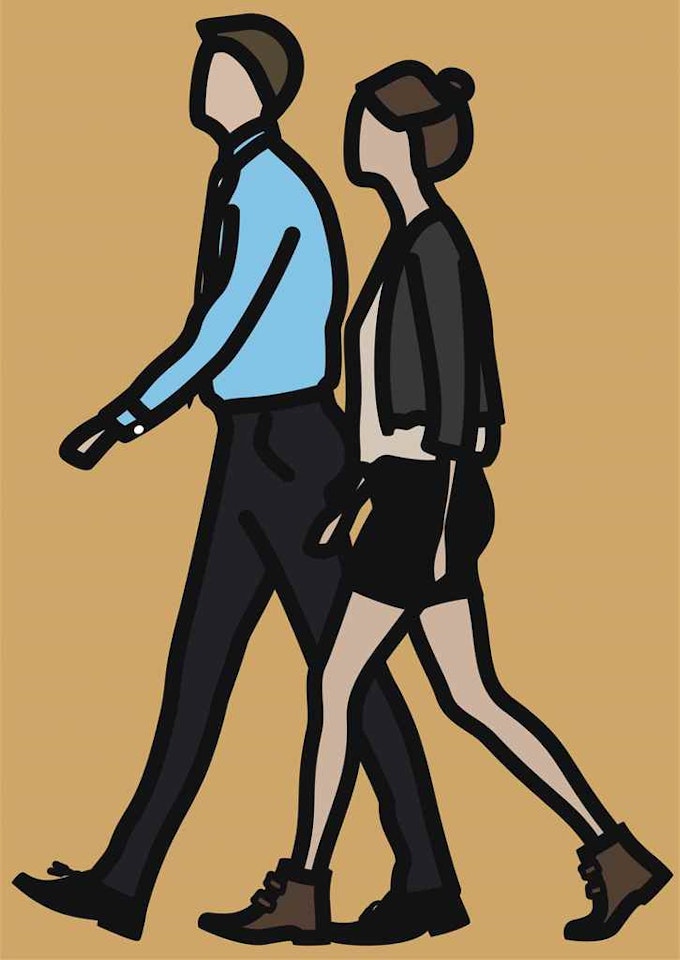 Bobby and Natalie. 1. by Julian Opie