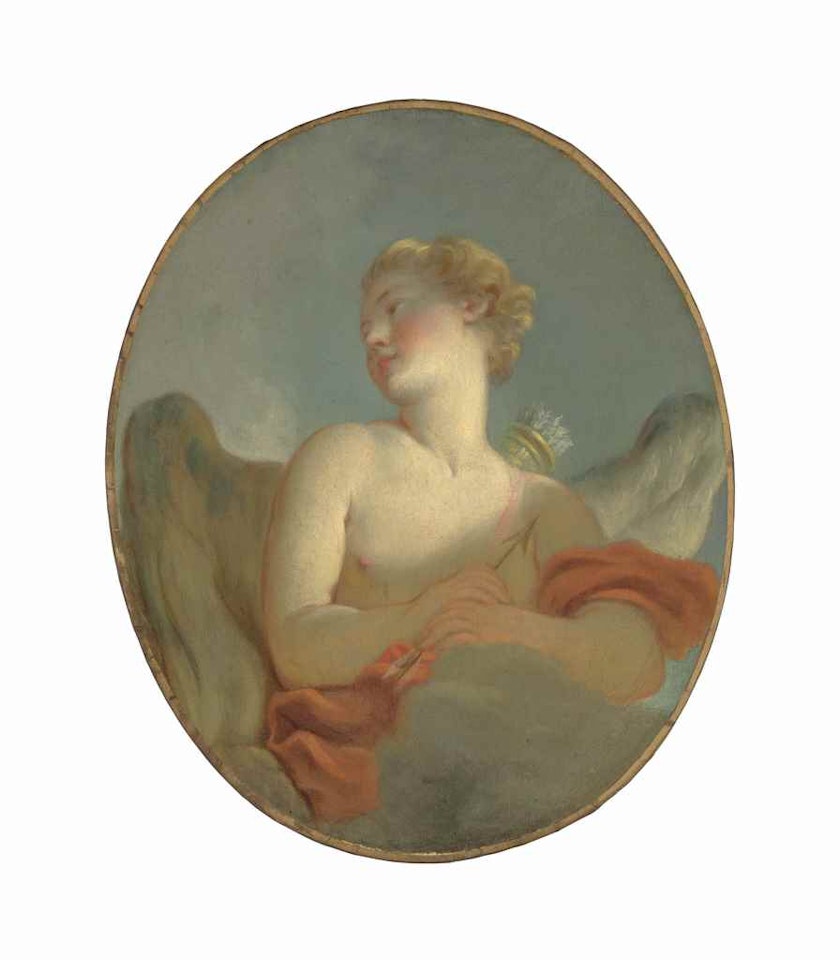 ‘L’Amour’: said to be a Portrait of Marie Catherine Colombe (1751-1830) as Cupid by Jean-Honoré Fragonard
