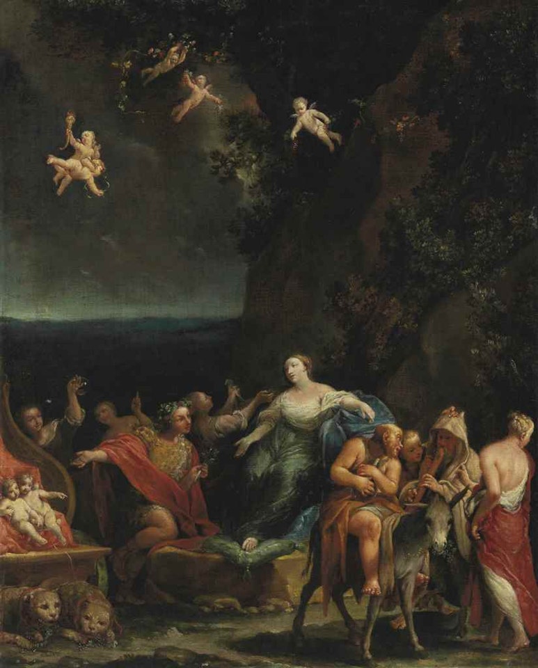 Bacchus and Ariadne by Giuseppe Maria Crespi