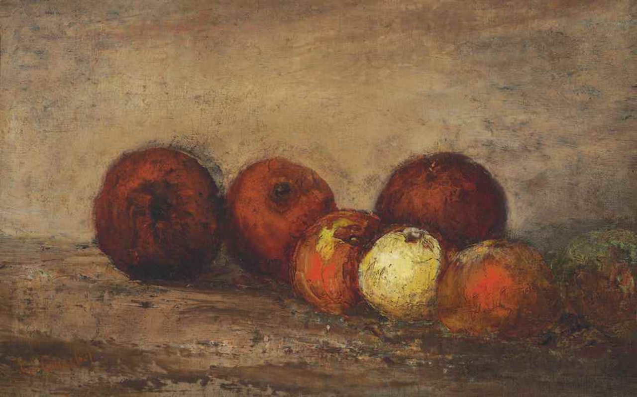 Pommes by Gustave Courbet