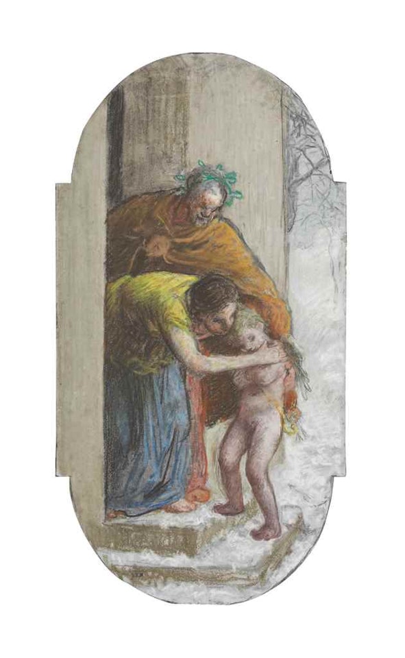 L'Hiver or L'Amour transi by Jean-François Millet