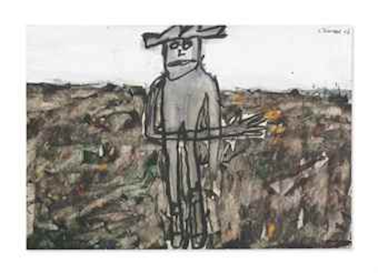 L'Ambulant (The Wanderer) by Jean Dubuffet