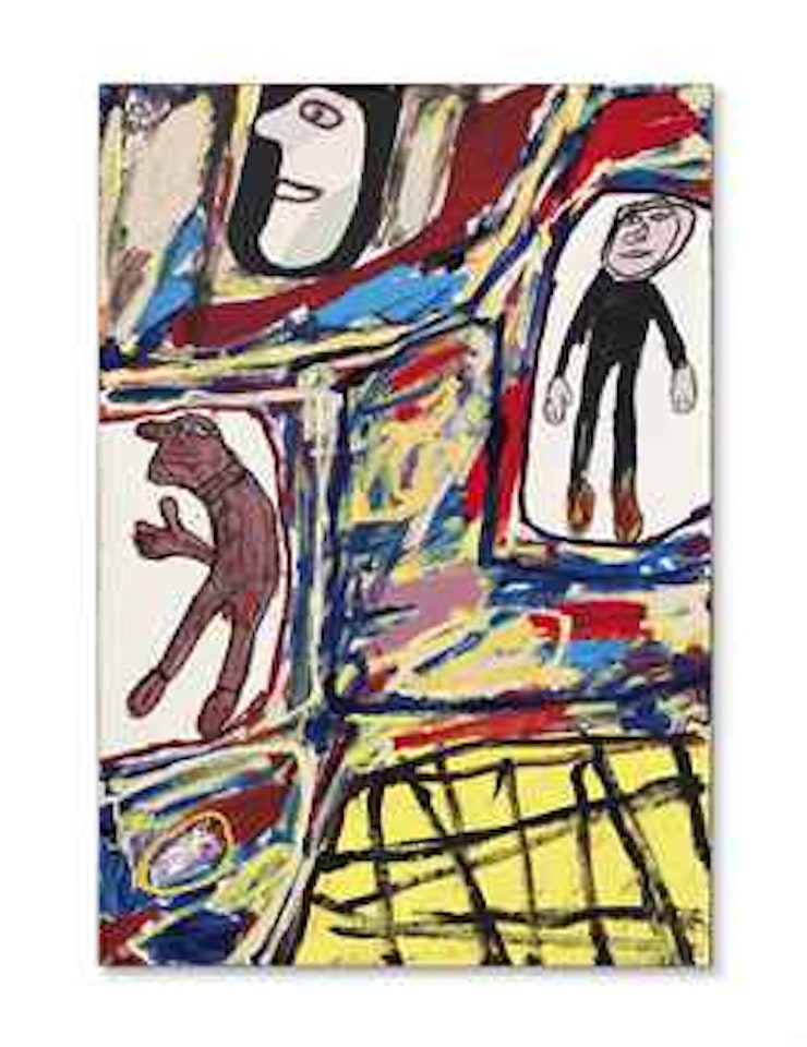 Lieu indécis (Indecisive Place) by Jean Dubuffet