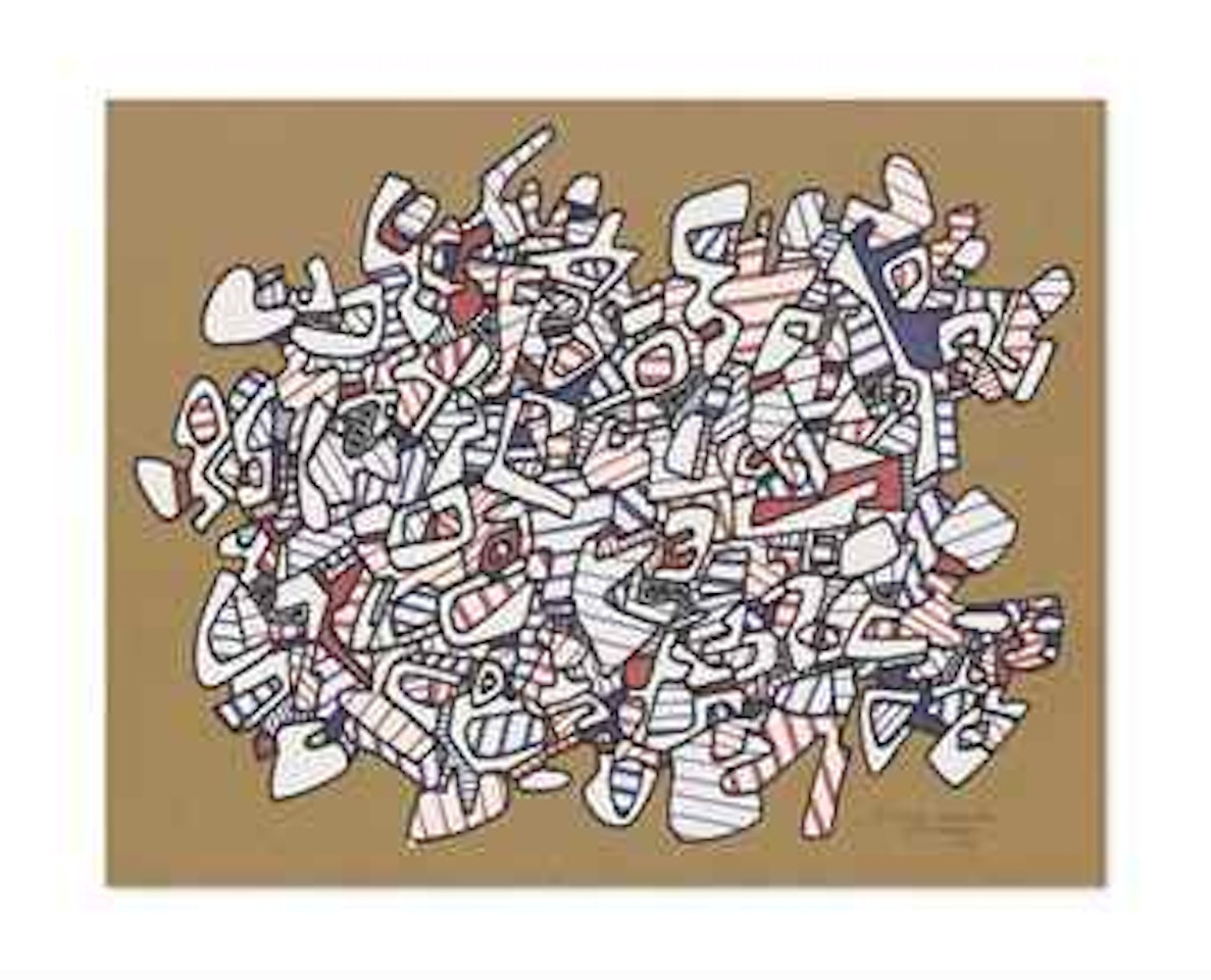 Le Convoi (The Convoy) by Jean Dubuffet