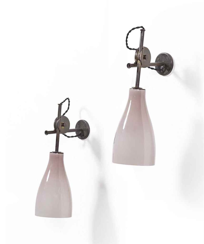 A PAIR OF ADJUSTABLE APPLIQUES by Carlo Scarpa