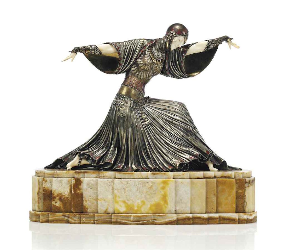 'THAIS', A RARE ART DECO FIGURE by Demetre Chiparus