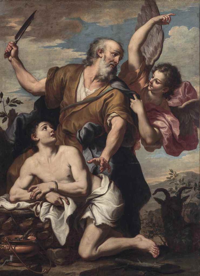 Sacrifice of Isaac by BOLOGNESE SCHOOL