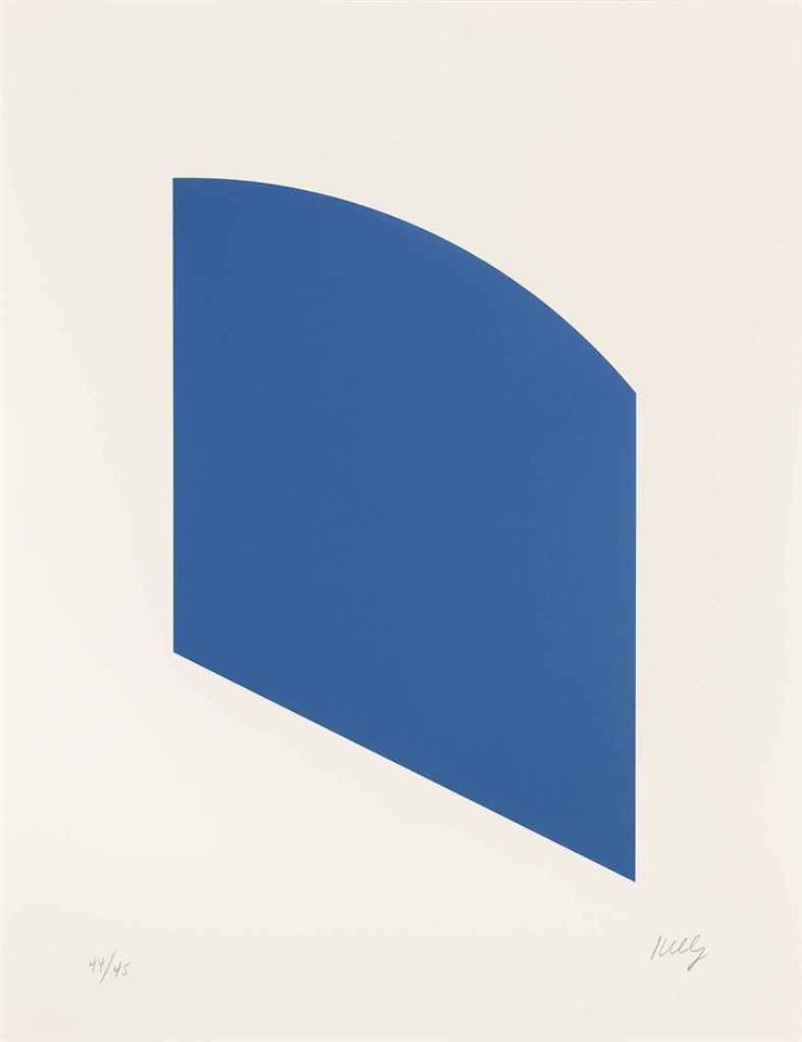 Blue (Gemini 28.246) by Ellsworth Kelly