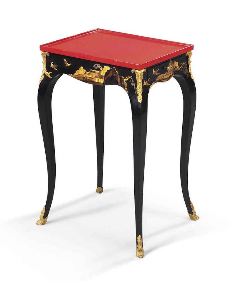 A CHINOISERIE ORMOLU-MOUNTED OCCASIONAL TABLE BY FONDATION ESPIRITO SANTO by Anonymous