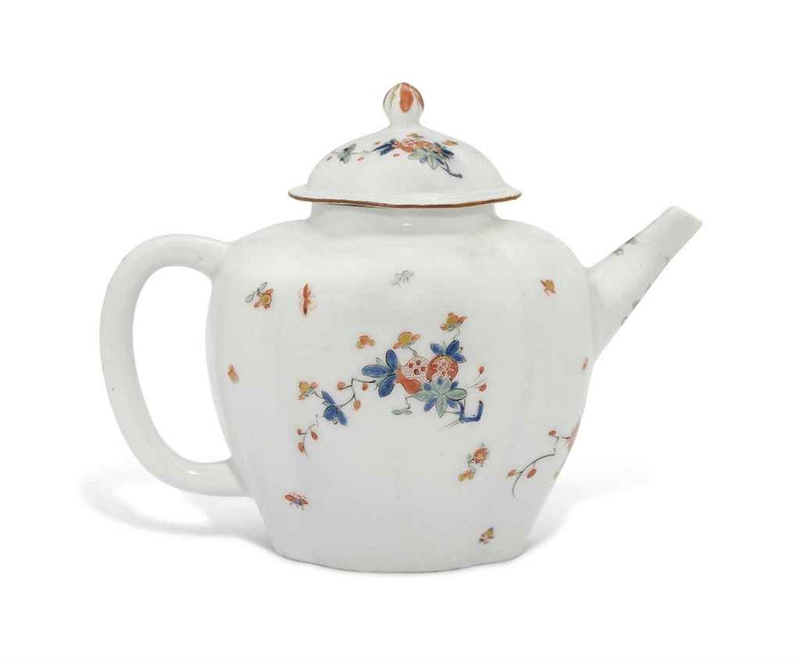 A MEISSEN KAKIEMON TEAPOT AND COVER by Anonymous