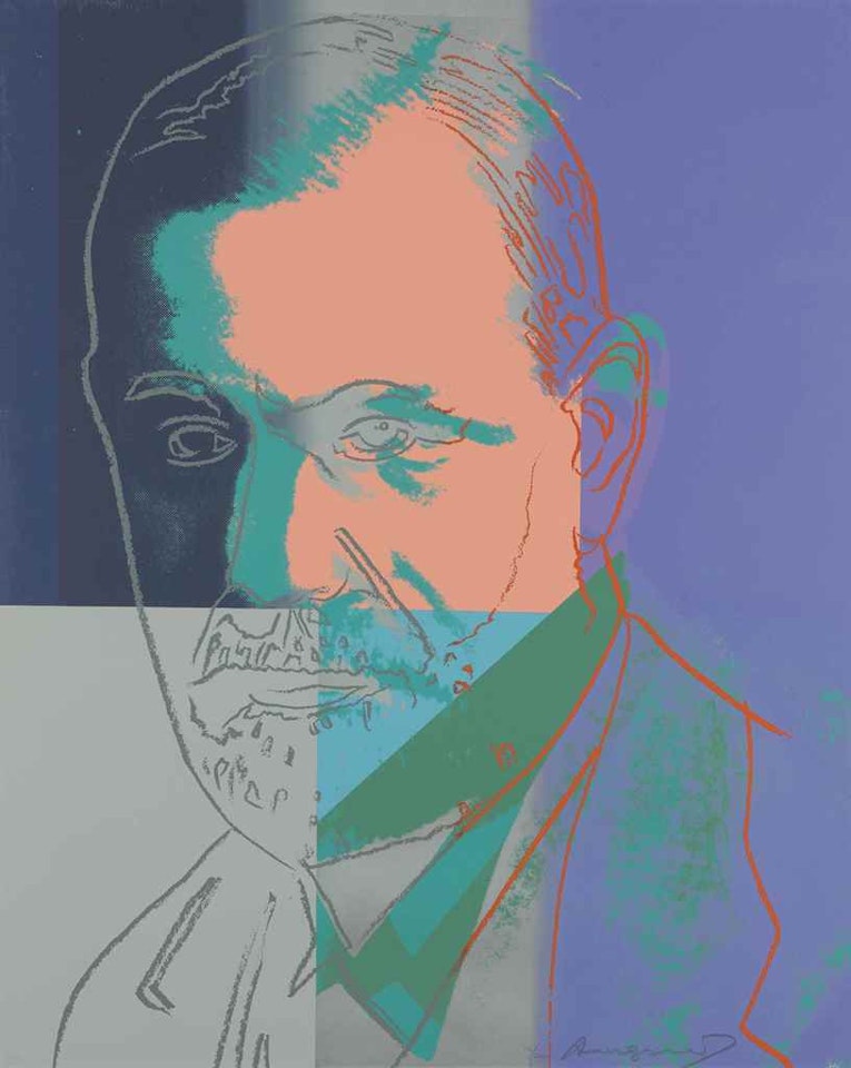 Sigmund Freud, from Ten Portraits of Jews of the Twentieth Century by Andy Warhol