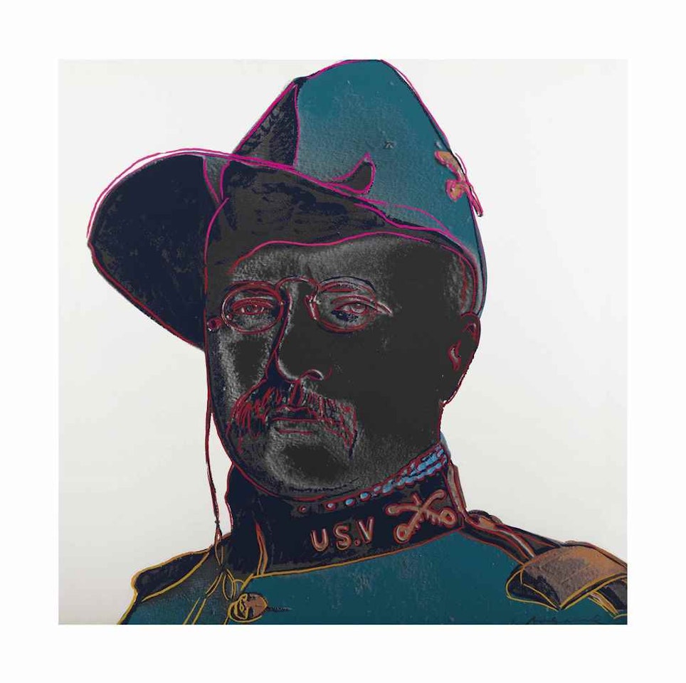 Teddy Roosevelt, from Cowboys and Indians by Andy Warhol