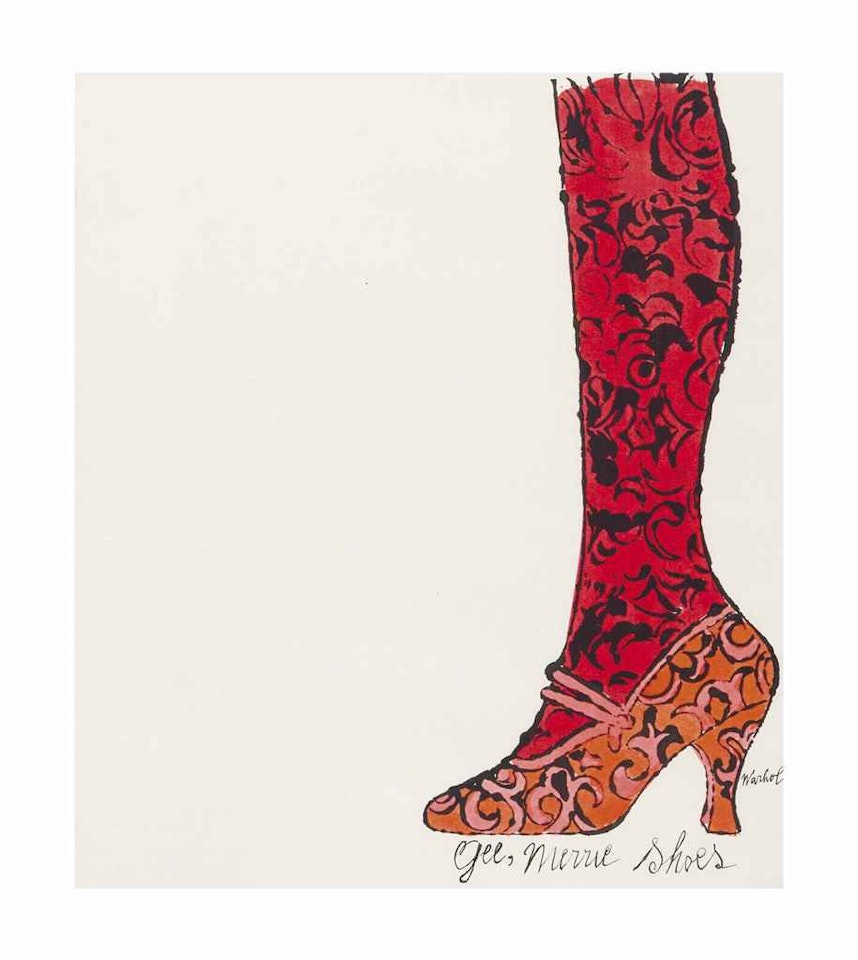 Shoe and Leg by Andy Warhol