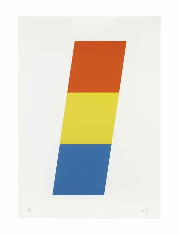 Red-Orange Yellow Blue by Ellsworth Kelly
