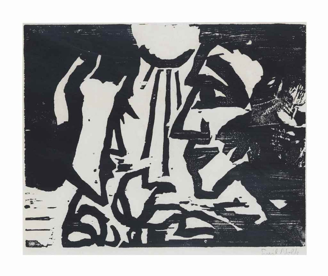 Mann und Frau by Emil Nolde