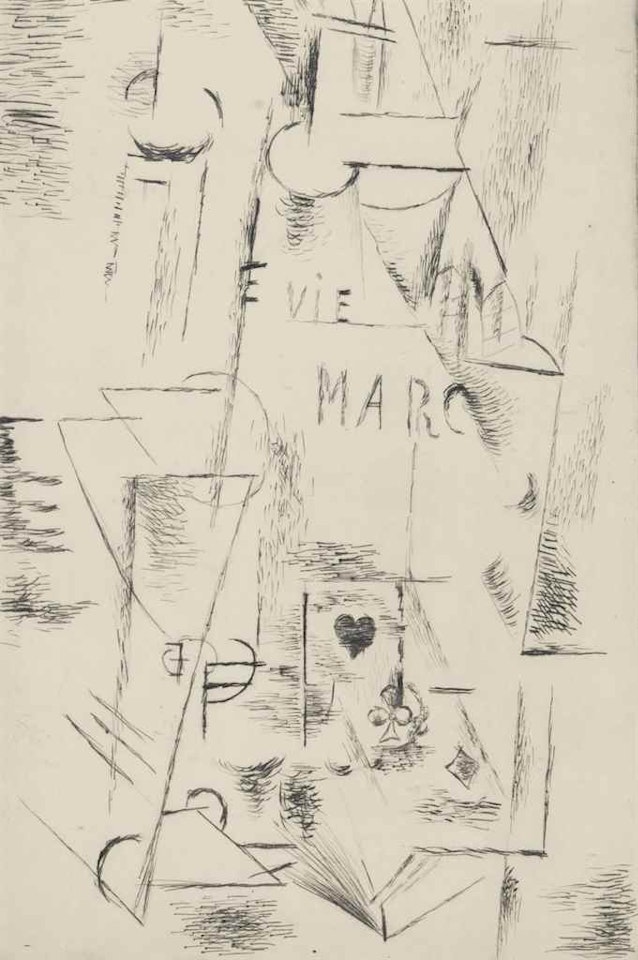 Nature morte à la Bouteille de Marc by Pablo Picasso