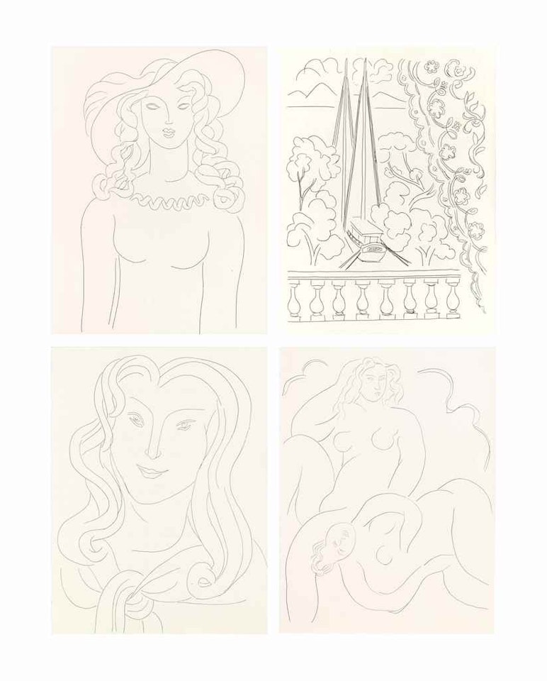 Stéphane Mallarmé, Poésies, Albert Skira, Lausanne, 1932 by Henri Matisse