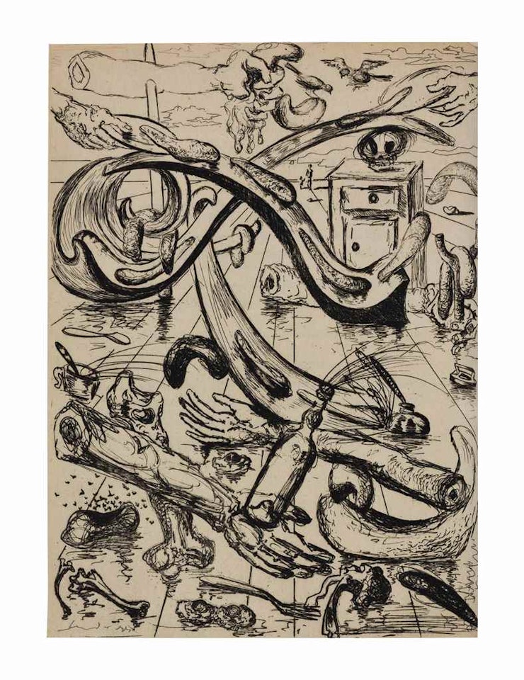 Tristan Tzara, Grains et issues, Denoël et Steele, Paris, 1935 by Salvador Dali