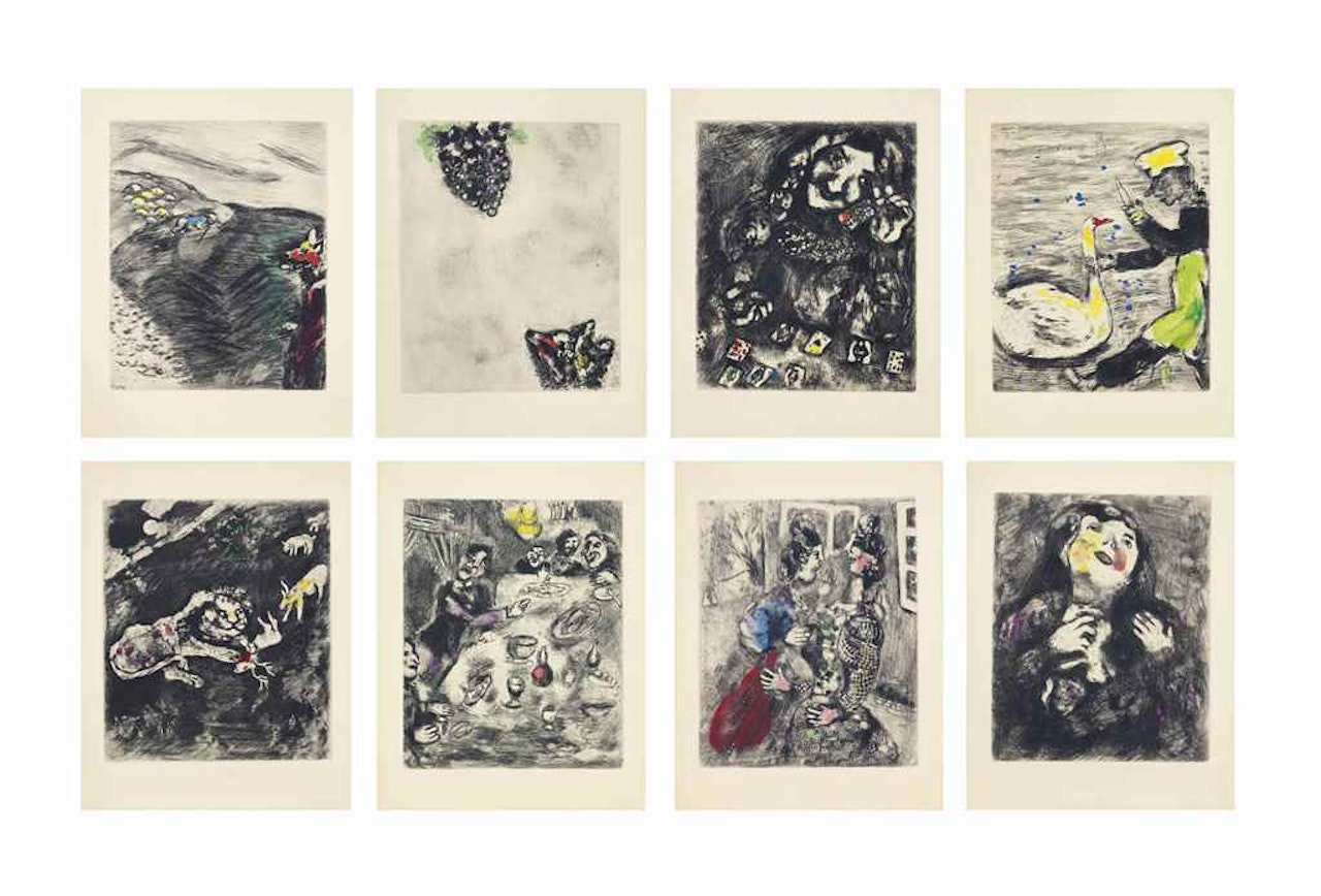 Jean de la Fontaine, Fables, Paris, Tériade Editeur, 1952 by Marc Chagall