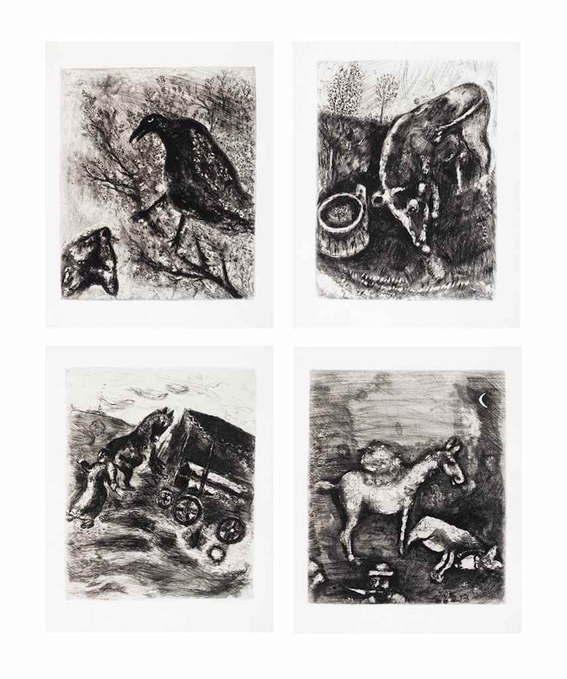 Jean de La Fontaine, Fables, Paris, Tériade Editeur, 1952 by Marc Chagall