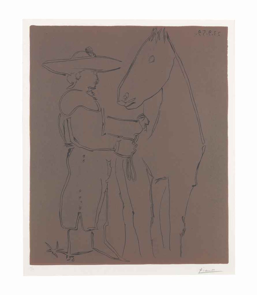 Picador et Cheval by Pablo Picasso