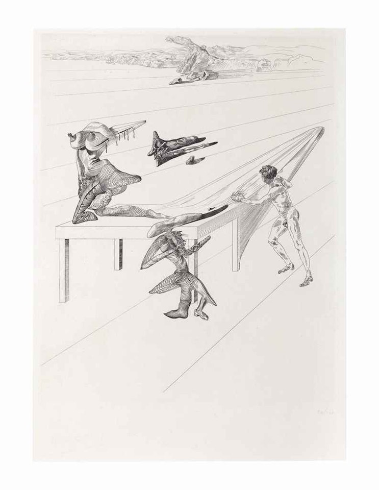 L'Enfant-sauterelle by Salvador Dali