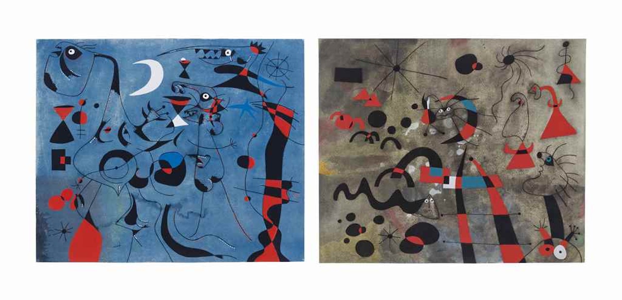 André Breton, Constellations, Pierre Matisse, New York, 1959 by Joan Miró