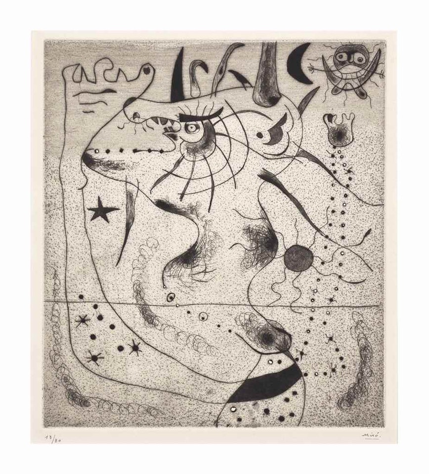 L'Éveil du géant by Joan Miró