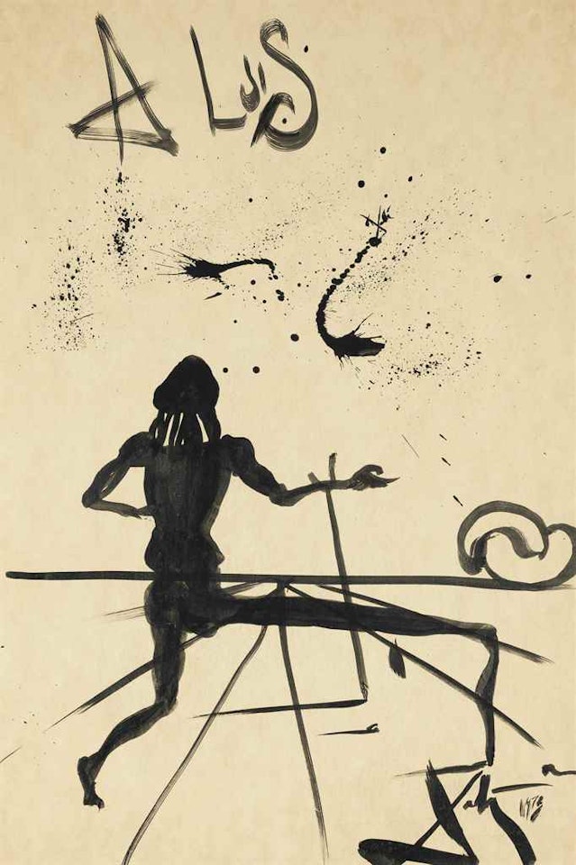 Le spectre de Vermeer by Salvador Dali