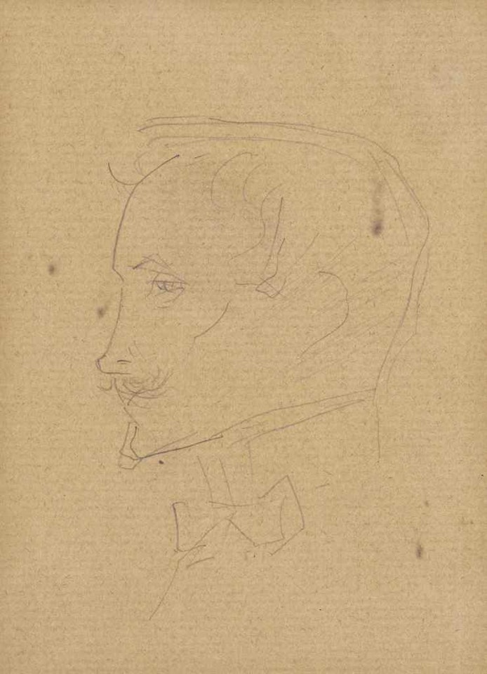 Profil de Monsieur Sescau by Henri de Toulouse-Lautrec