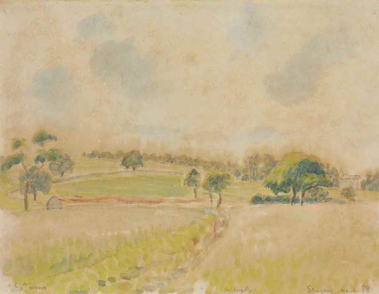 Les Seigles by Camille Pissarro
