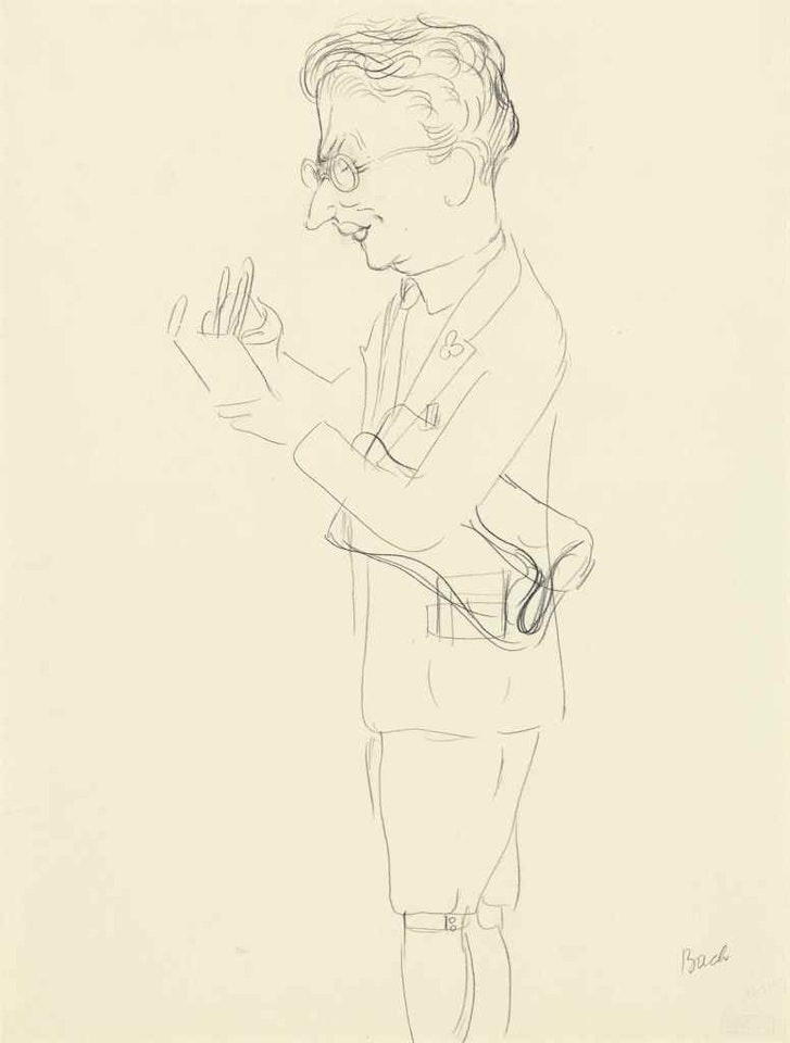 Bach by George Grosz