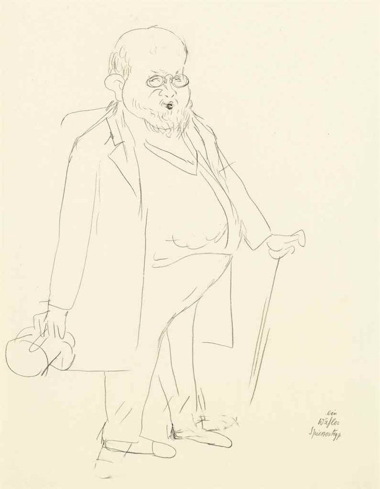 Ein Wähler, Spiessertyp by George Grosz