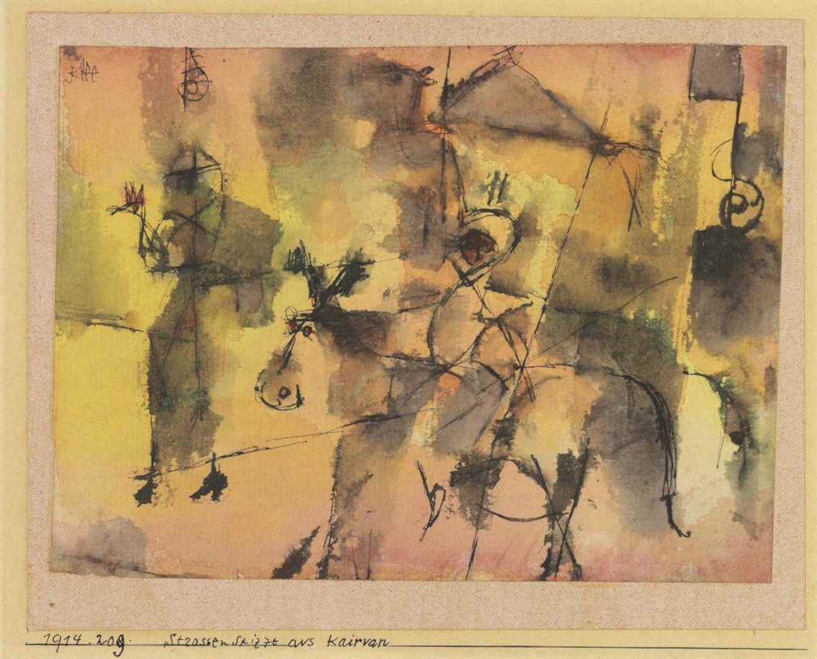 Strassenskizze aus Kairuan by Paul Klee