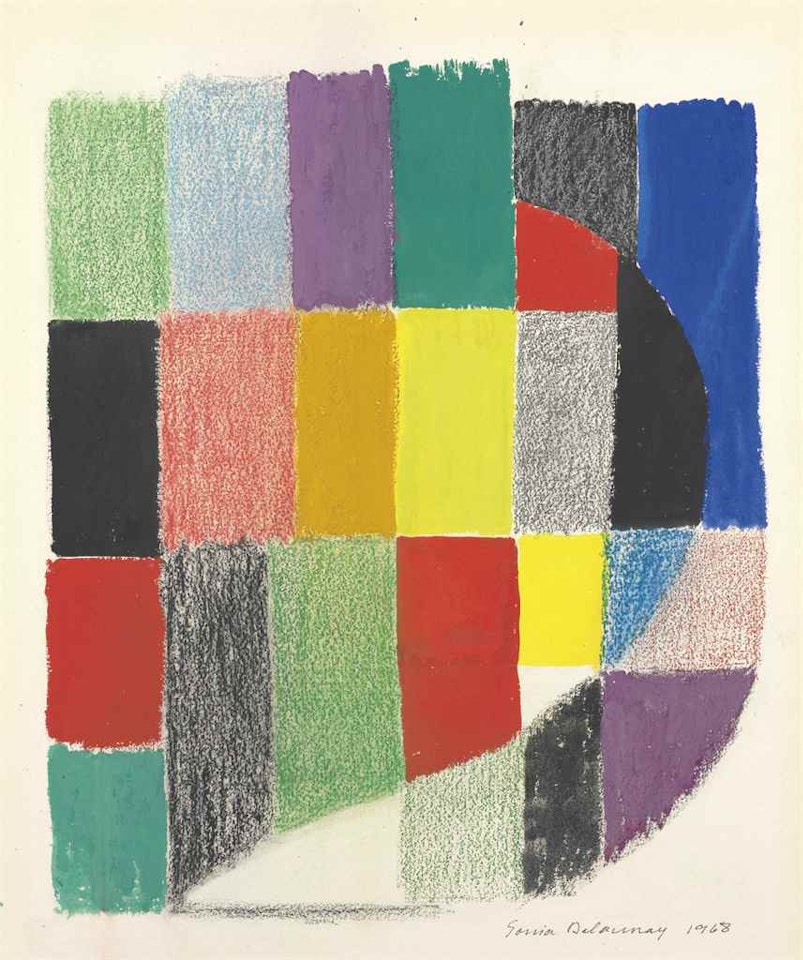 Rythme couleur no. 1562 by Sonia Delaunay
