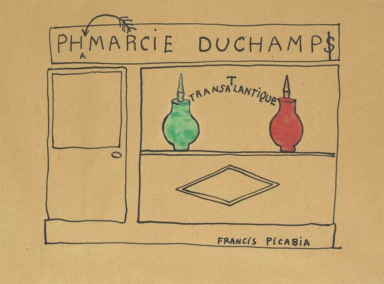 Phmarcie Duchamps by Francis Picabia