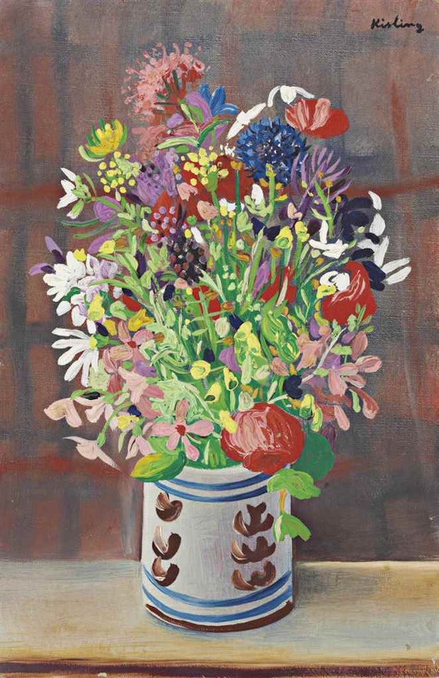 Bouquet de fleurs by Moïse Kisling