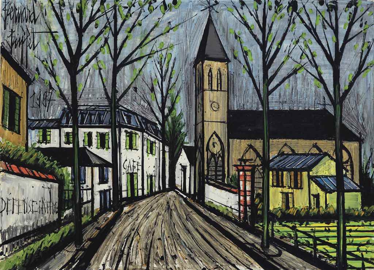 Rue de village by Bernard Buffet