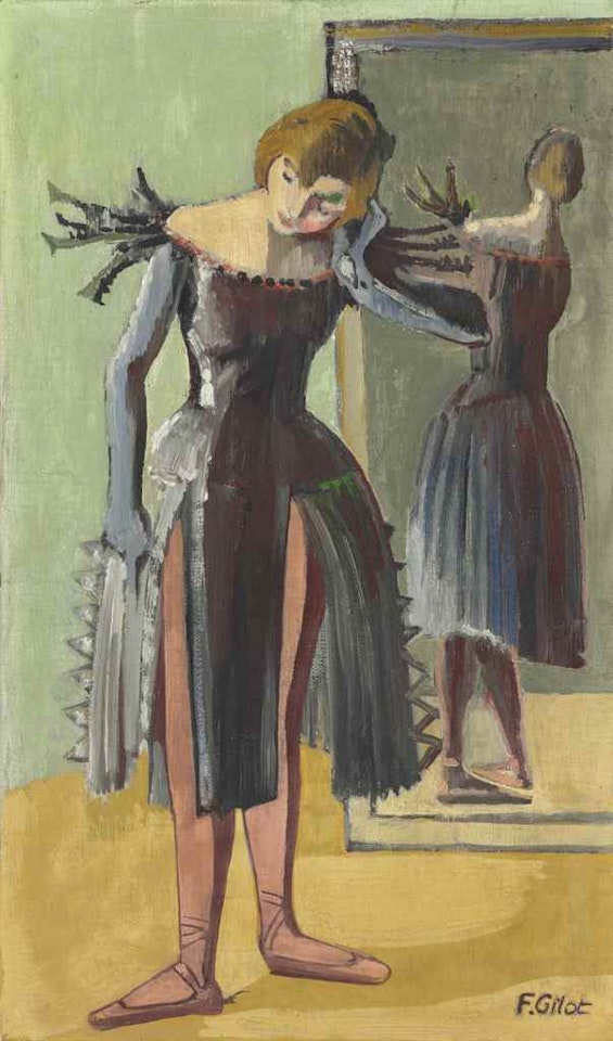 Danseuse devant un miroir by Françoise Gilot