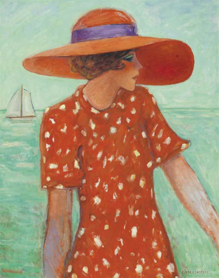 La capeline rouge by Jean-Pierre Cassigneul