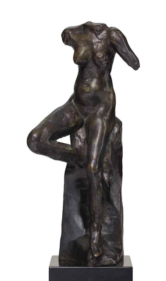 Nu féminin assis by Auguste Rodin