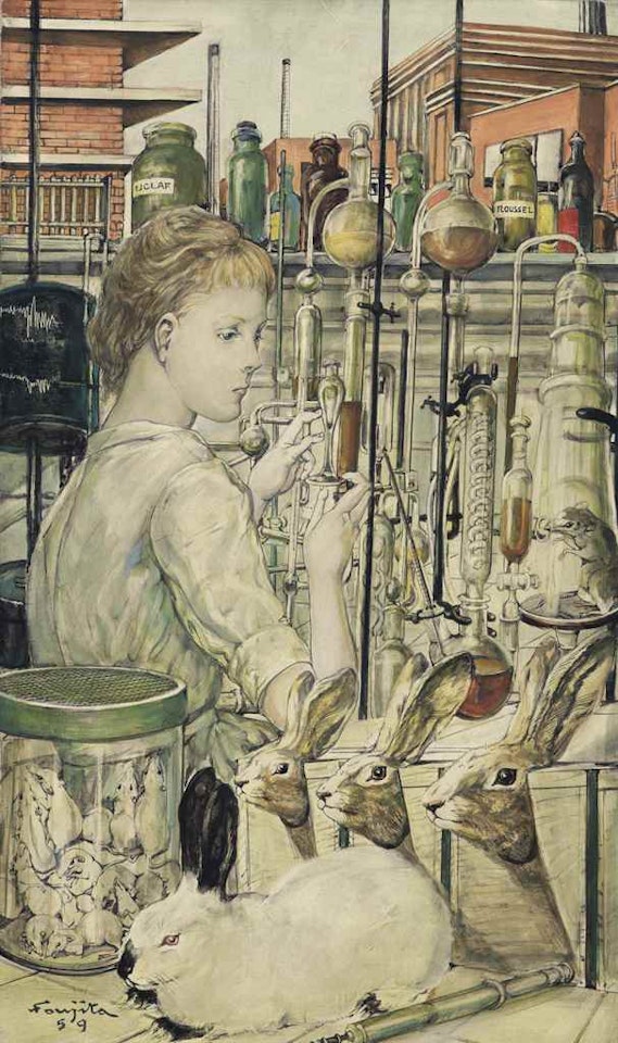 La Laborantine by Leonard Tsuguharu Foujita