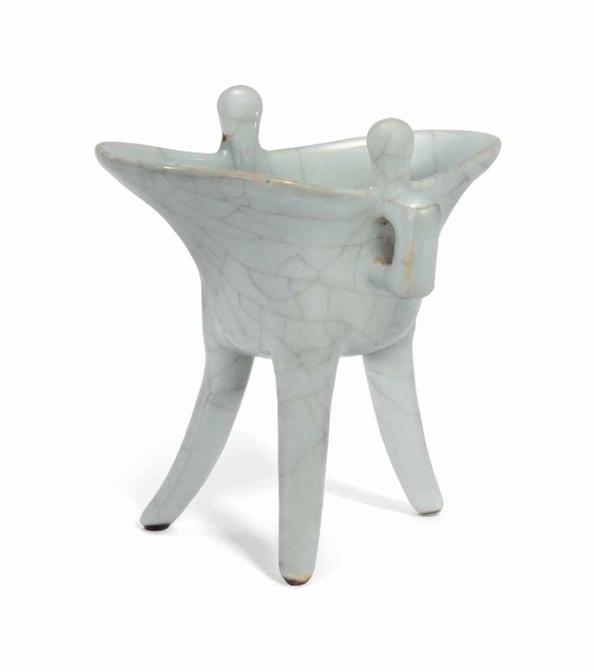 A GE-TYPE ARCHAISTIC LIBATION VESSEL, JUE by Anonymous