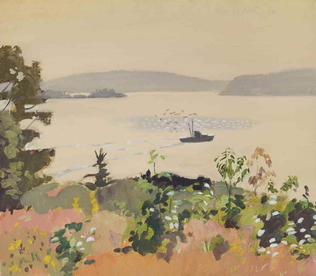 Lobster Boat, Morning by Fairfield Porter
