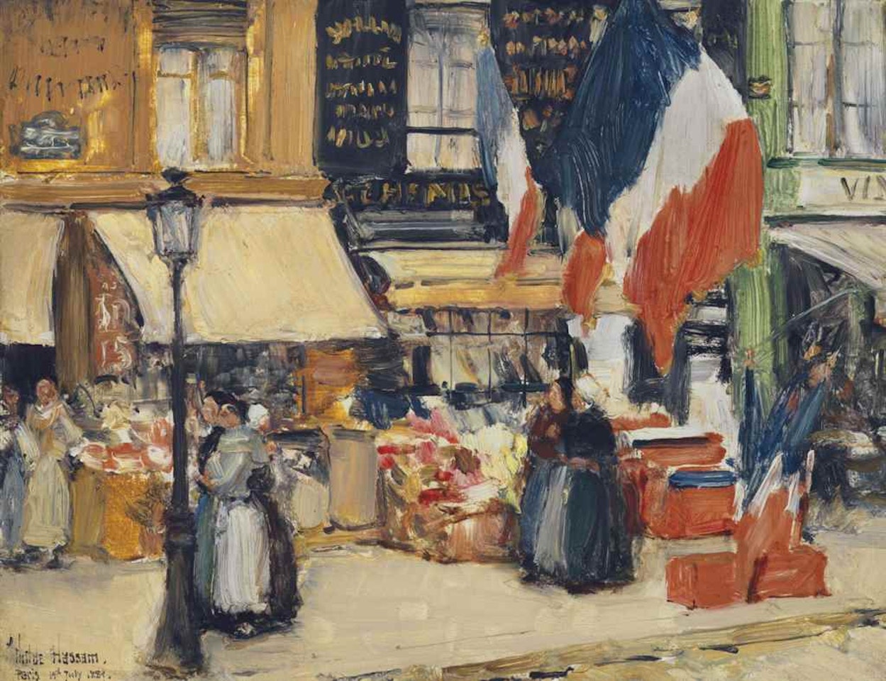 Bastille Day, Boulevard Rochechouart, Paris by Childe Hassam