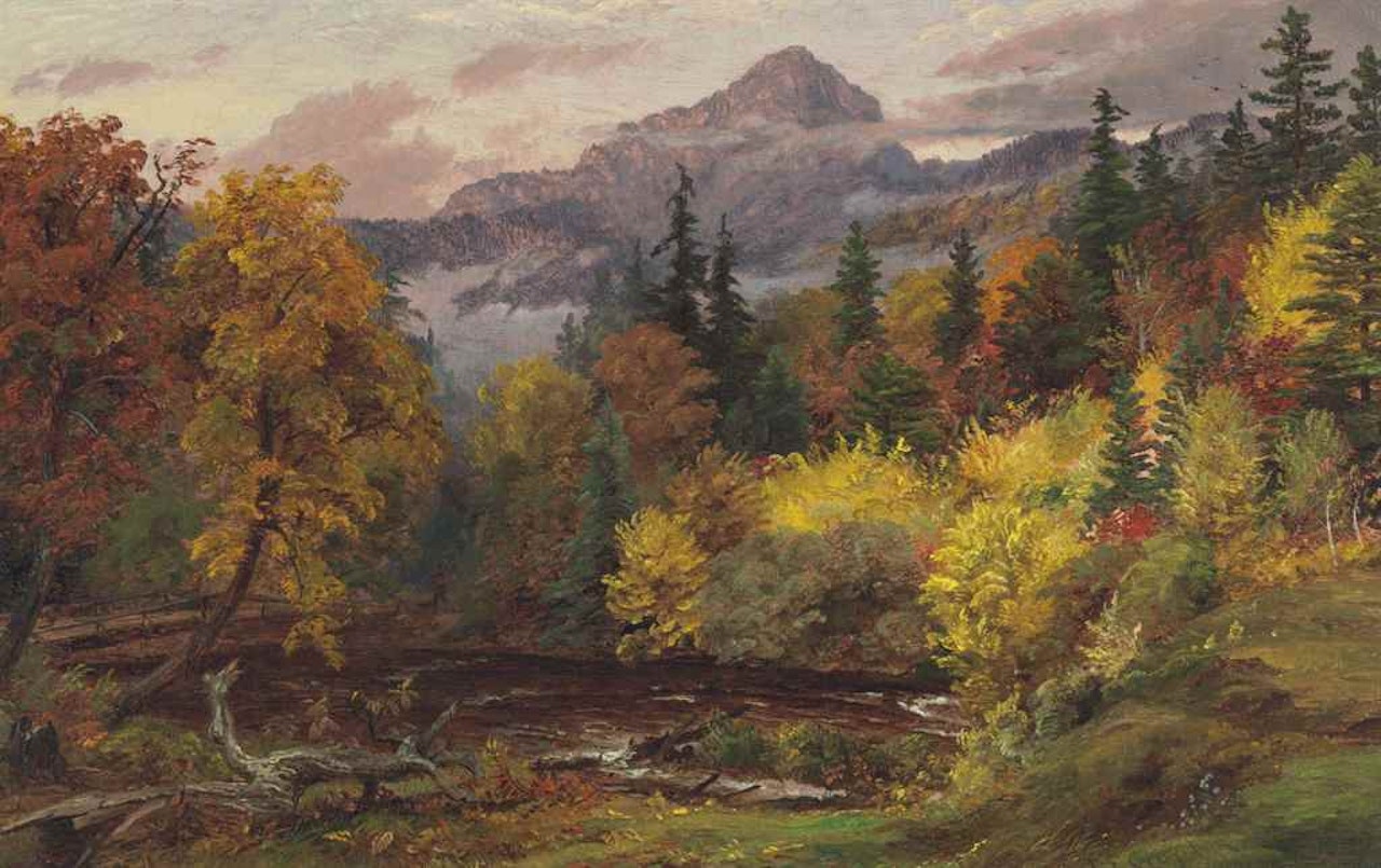 Autumn Foliage in the White Mountains (Mount Chocorua) by Jasper Francis Cropsey